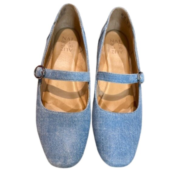 Naturalizer Kelly Chain Mary Jane Flat - size 9 - NEW - Picture 1 of 2